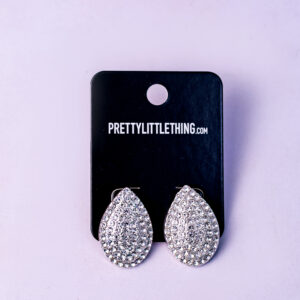 SILVER TEXTURED EARRINGS