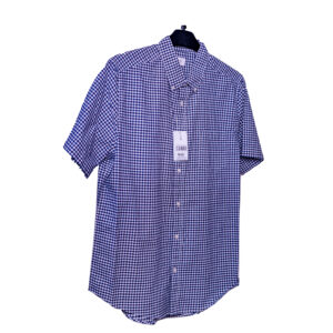 BLUE CHECKED T-SHIRT