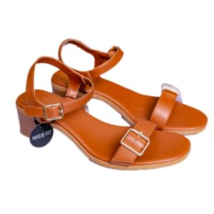 Leather Ankle Strap Heels For Women