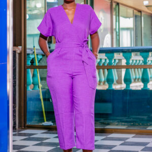 PURPLE JUMPSUIT