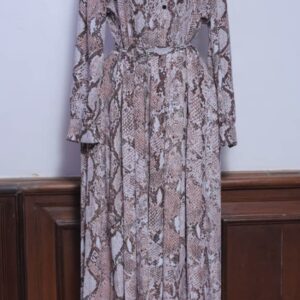 SNAKE PRINT DRESS